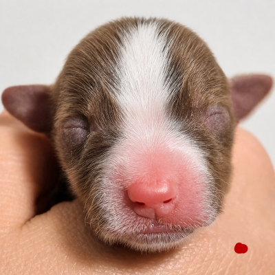 CHIOT 3 ROUGE